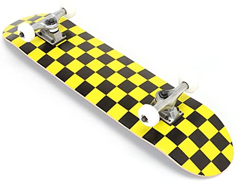 Awaken Canadian Maple Checkered Bottom Skateboard