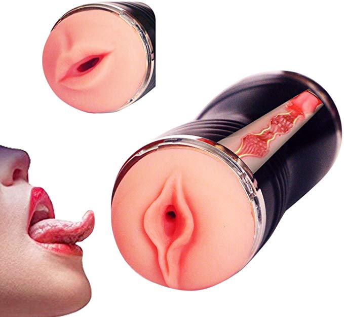 Sexy toystory for Men,Hands-Free Male Masturbation cup Oral Sucking Cup Toys Adult Couples Bed sex toy Male Piston Cup Waterproof