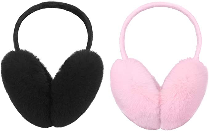 Lullaby Unisex Womens Mens Winter Warm Ear Muffs Faux Fur Ear Warmers