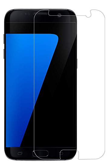 Keliple Samsung Galaxy S7 Screen Protector(2Pack),Tempered Glass Screen Protector for Galaxy S7[Case Friendly][HD-Clear][0.26mm][Anti-Glare][Bubble-Free][Anti-Scratch]