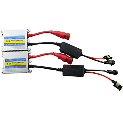 HID Ballast,Car Rover Replacement HID Ballast 35W For H1 H3 H4 H7 H10 H11 9005 9006 All Sizes,DC 12V Slim Ballast (Pack of 2)