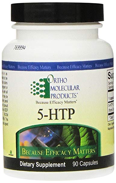 Ortho Molecular Products 5-HTP Capsules, 90 Count