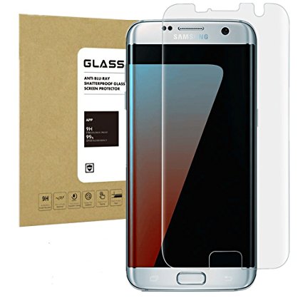 Galaxy S7 Edge Screen Protector MaxDemo Ultra HD Premium Shield Tempered Glass, Oil Resistant Coated [ Anti-Bubble][Anti-Scratch] Screen Protector for Samsung Galaxy S7 Edge