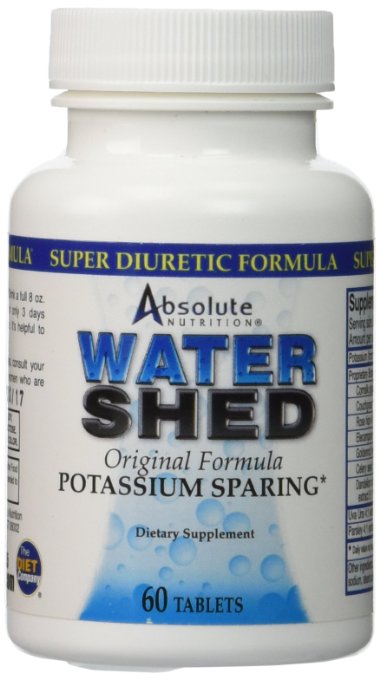 ABSOLUTE NUTRITION WATERSHED,DIURETIC, 60 CT