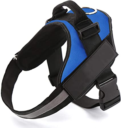 Sheila Joyride Harness for Dogs, Reflective Breathable Adjustable Pet Vest with Handle for Outdoor Walking - No More Pulling, Tugging or Choking Easy Control