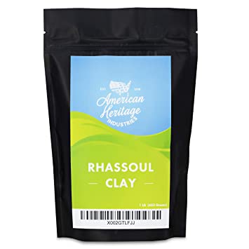 Rhassoul Clay 1 LB- Bulk Rhassoul Clay Powder for Facial Masks and Rejuvenation, by American Heritage Industries