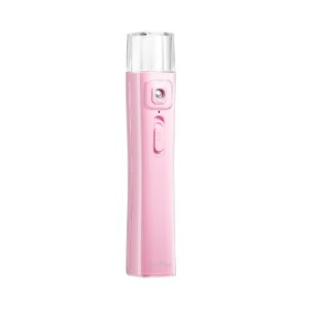 Joyplus Portable Nano Nanometer Skin Handy Mist Spray Atomization Facial Humectant with Portable Powerbank 2600ma Pink