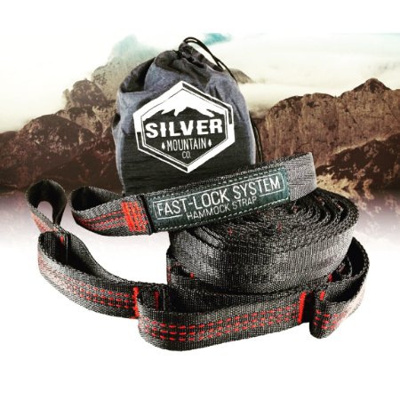 High Quality Hammock Straps - Super Tough - Extra Long - Works with all types of Hammocks Comparable to ENO Atlas Straps