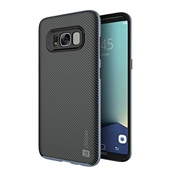 Samsung Galaxy S8 Case, Ubittek Flexible Inner Protection and Reinforced Hard Bumper Frame Case for Samsung Galaxy S8 - 2017 - (Black/Gray)