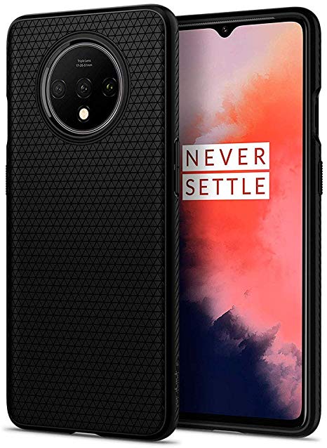 Spigen Liquid Air Designed for OnePlus 7T Case (2019) - Matte Black