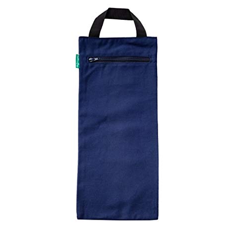 HealthAndYoga(TM) Yoga Sand Bags | Double Bag with Inner Waterproof Bag| Prop for adding Weight and Support (Blue)