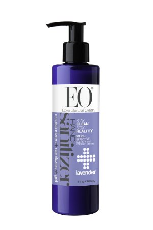 EO Hand Sanitizing Gel, Lavender Essential Oil, 8 oz