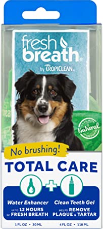 Fresh Breath by TropiClean No Brushing Oral Care Gel for Pets, Made in USA