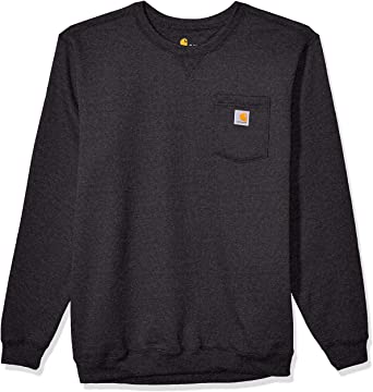 Carhartt Men's Crewneck Pocket Sweatshirt (Regular and Big & Tall Sizes)