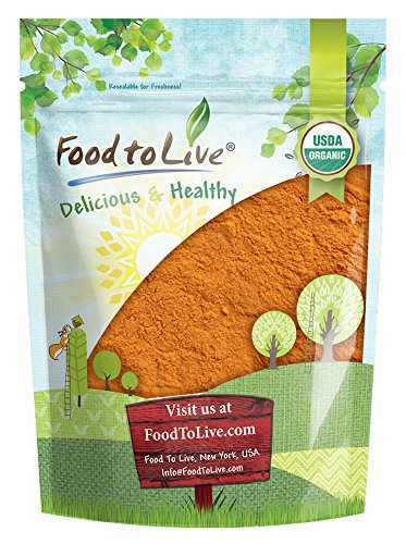 Food to Live Certified Organic Goji Berry Powder (Non-GMO, Bulk) (1 Pound)