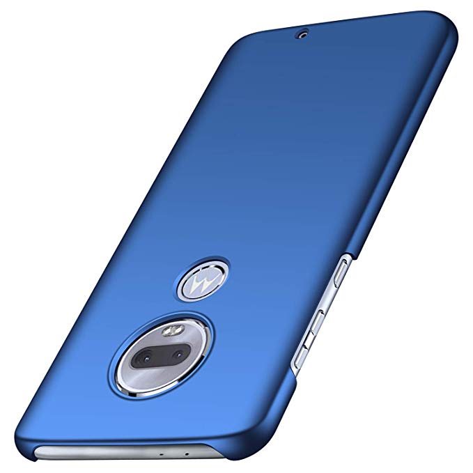 Moto G7 Mobile Phone Case, Moto G7 Plus Mobile Phone Case, Tianyd [Color Series] [Ultra-Thin] [Anti-Fall] Simple PC Material Ultra-Thin Protective Cover for Motorola Moto G7/G7 Plus (Smooth Blue)