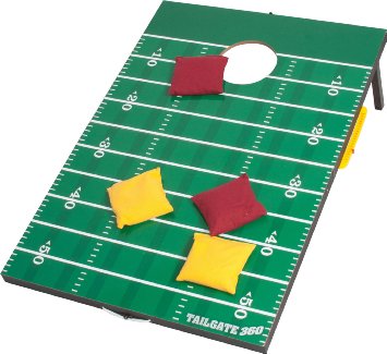 Tailgate 360 Bean Bag Toss and Corn Hole Toss Set- Portable with Score Counter and Carrying Handles