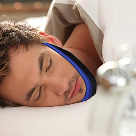 Anti Snoring Devices Chin Strap - Snoring Solution To Help Good Sleep - Adjustable Snore Reduction Straps for Men and Women