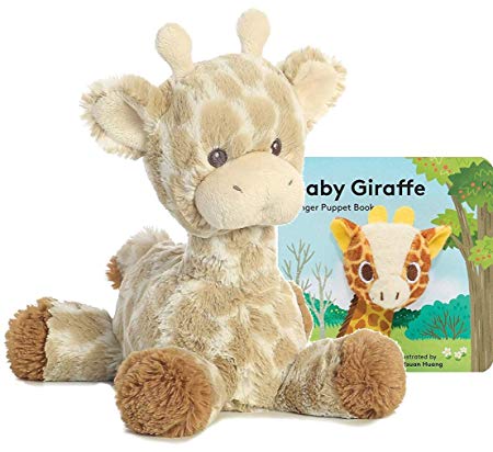 ebba Loppy Giraffe Plush with Rattle Gift Set…