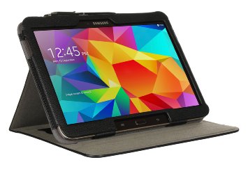 rooCASE Samsung GALAXY Tab 3 10.1 P5210 P5220 P5200 Dual-View Folio Case Cover - Black (with Bonus Pen Stylus)