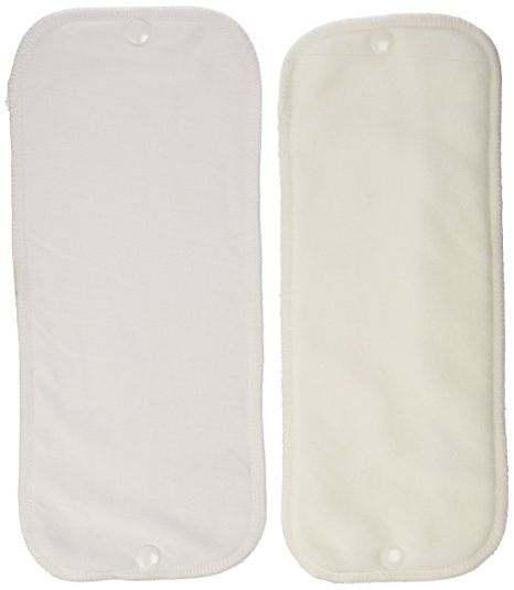Thirsties Stay-Dry Duo Insert, White, Size One (6-18 lbs)