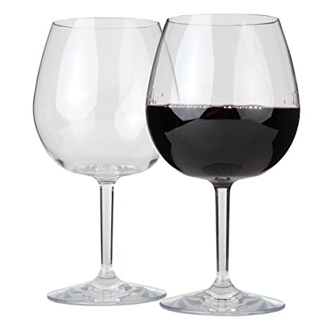 Unbreakable Indoor / Outdoor Pinot Noir / Red Wine Glasses