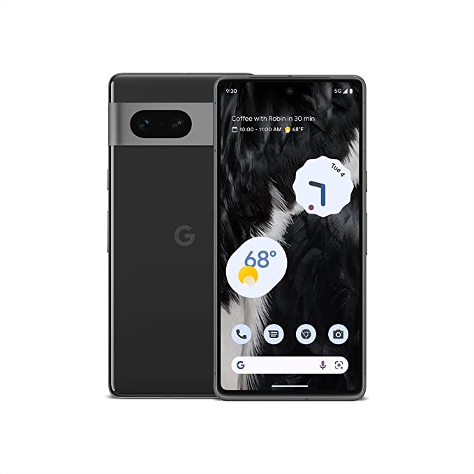 Google Pixel 7-5G Android Phone - Unlocked Smartphone with Wide Angle Lens and 24-Hour Battery - 256GB - Obsidian