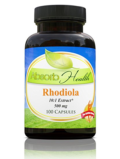 Rhodiola Rosea Extract 10:1 | 500mg | 100 Capsules | Endurance Support | Increase Strength and Endurance