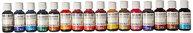 CANDLEWIC'S 16PK Highly Concentrated Liquid Candle Dyes