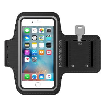 Star Tech Lifetime Warranty Armband For iphone 6 And 6s (Black)