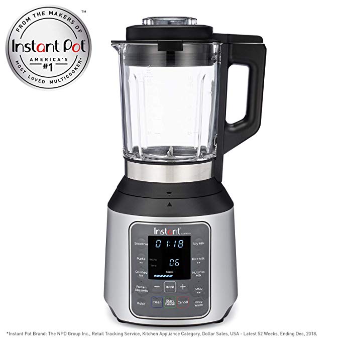 Instant™ Ace™ Nova Multi-Use Cooking & Beverage Blender with built-in Smart Programs for Smoothies, Crushed Ice, Frozen Desserts, Nut/Oat Milk, Soy Milk, Rice Milk, Purée and Soup