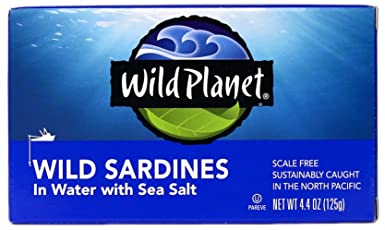 Wild Planet Wild Sardines In Spring Water, 4.4 oz