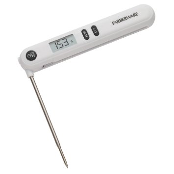 Farberware Protek Folding Digital Instant Read Thermometer, Black