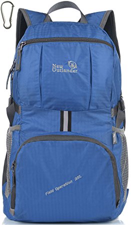 LARGE35L! Outlander Packable Lightweight Travel Hiking Backpack Daypack