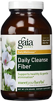 Gaia Herbs Daily Cleanse Fiber, 270-Gram Bottle