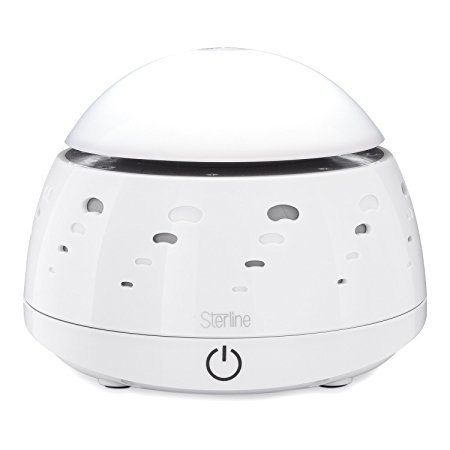 Sterline Electronic Natural Sound Machine with Night Light, White Noise Machine for Studying Work and Sleep, Sound Maker For Soothing Background Noise Reduction, White