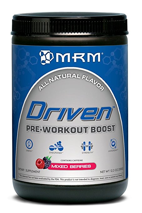 MRM Driven Natural Nutritional Supplement, Mixed Berries, 350 Grams