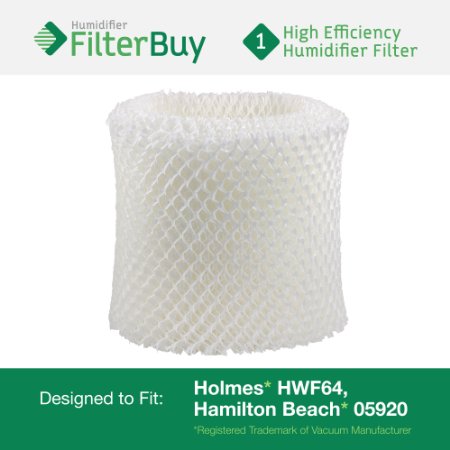HWF64 Holmes Humidifier Replacement Filter Fits Holmes humidifier models HM1645 HM1730 HM1745 HM1746 HM1750 HM2220 and HM2200 Designed by AFB in the USA