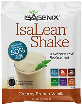ISAGENIX IsaLean Shake Creamy French Vanilla 14/2.1 oz packets