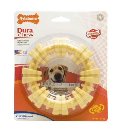 Nylabone Dura Chew Plus Textured Ring Dog Chew