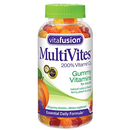 Adult Gummy Vitamins, Multi Vites by Vita Fusion, 200 Chewable