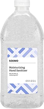 Amazon Brand - Solimo Hand Sanitizer, Original Scent, 67.6 Fl Oz (Pack of 1)