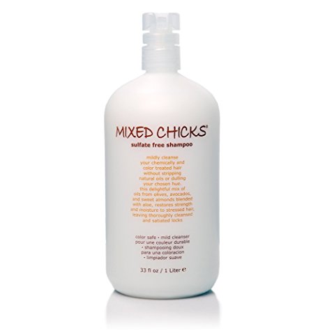 Mixed Chicks Sulfate-Free Shampoo for Colored & Chemically Treated Hair, 33 fl.oz