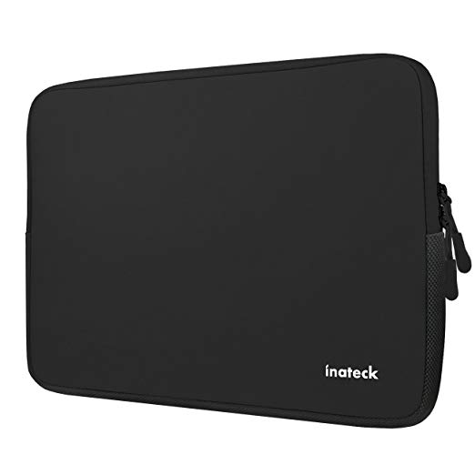 Inateck 14 Inch Water Repellent Neoprene Laptop Sleeve Protective Case - Black