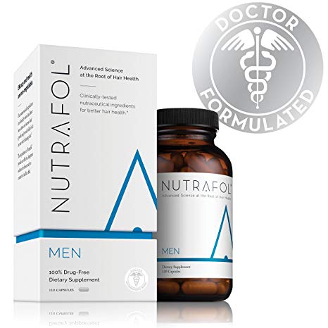 Nutrafol Men NEW Nutraceutical Hair Loss & Regrowth Supplement Patent Pending Synergen Complex Clinically Tested Ingredients Next Generation Nutraceutical Formulation