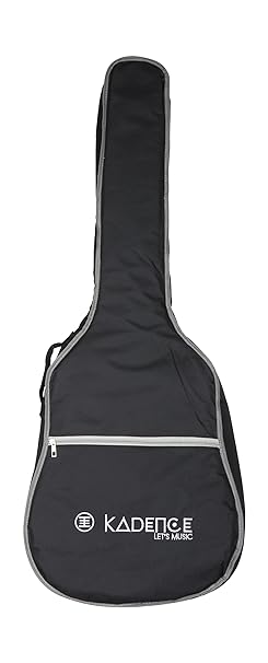 Kadence Acoustic Guitar Padded Bag, Black