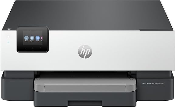 HP OfficeJet Pro 9110b Wireless Color Inkjet Printer, Print, Duplex Printing Best for Office (5A0S1A)