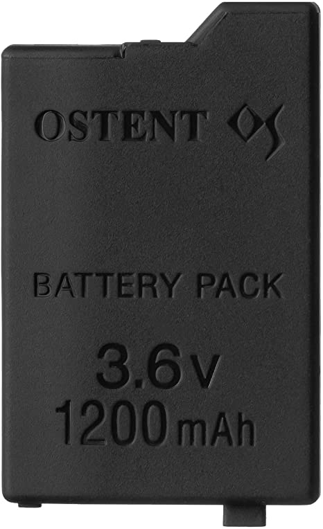 OSTENT 1200mAh 3.6V Lithium Ion Rechargeable Battery Pack Replacement for Sony PSP 2000/3000 PSP-S110 Console