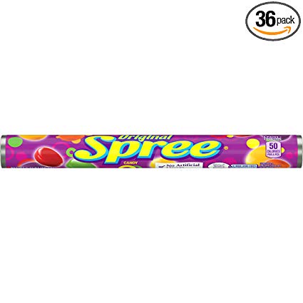 Original Spree Candy, 1.77-Ounce Rolls (Pack of 36)