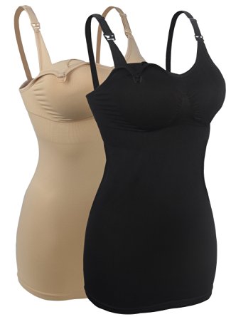 iLoveSIA Womens Seamless Nursing Cami Top with Build-In Maternity Bra